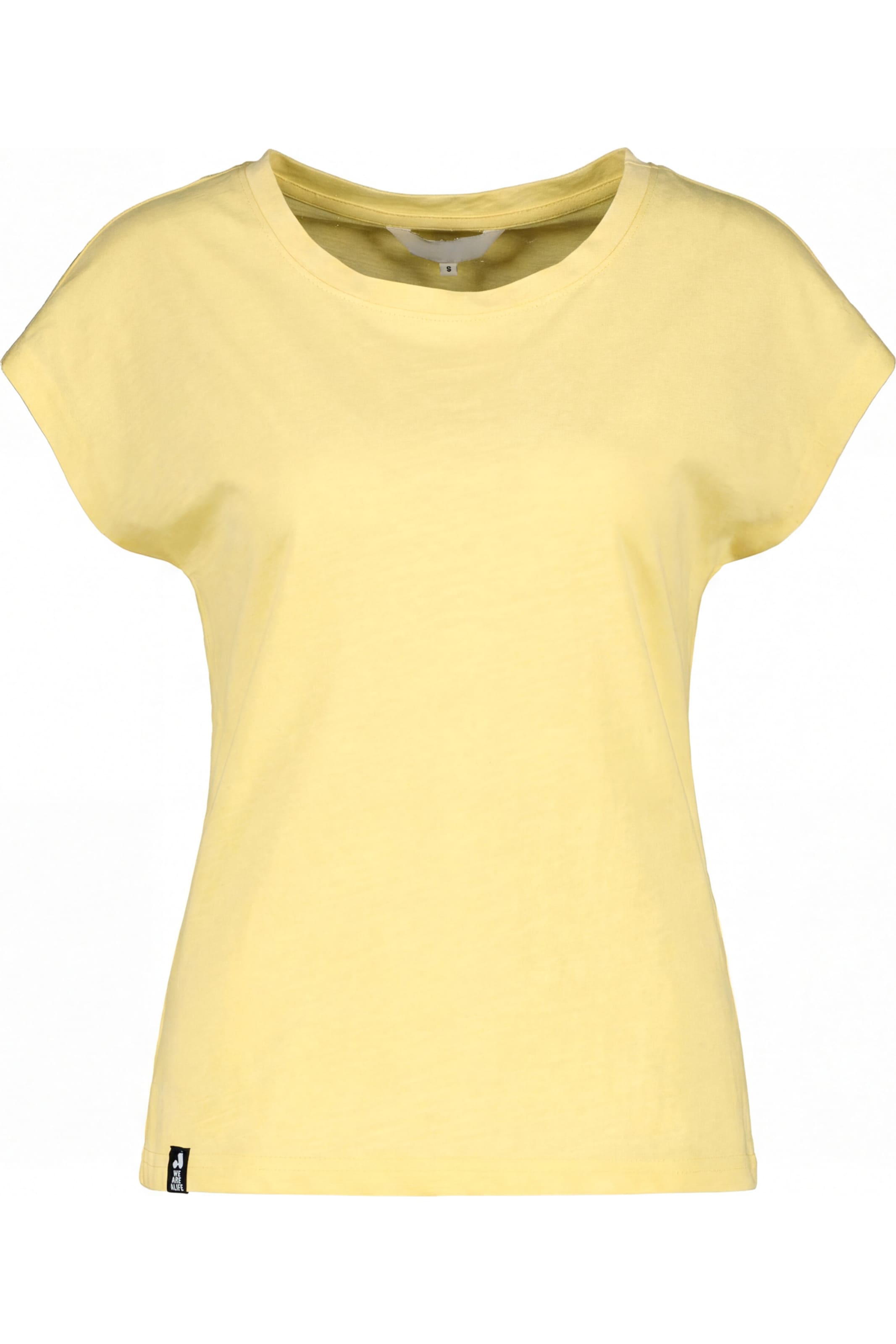 alife & kickin Shirt 'SigridAK A' in Geel: voorkant