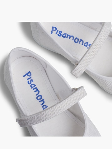 Ballerines Pisamonas en blanc