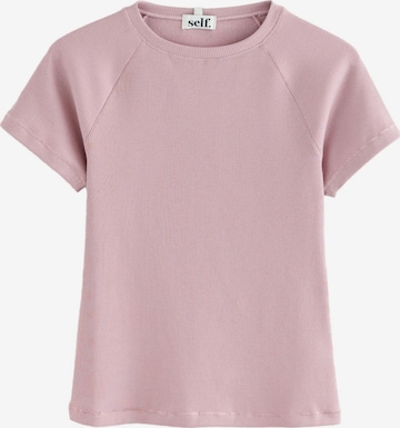 self. Shirt in Purple: front