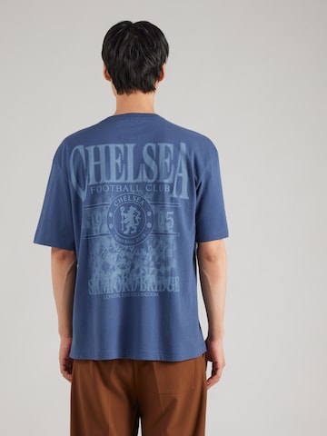 HOLLISTER T-shirt 'SOCCER LIC CHELSEA' i blå