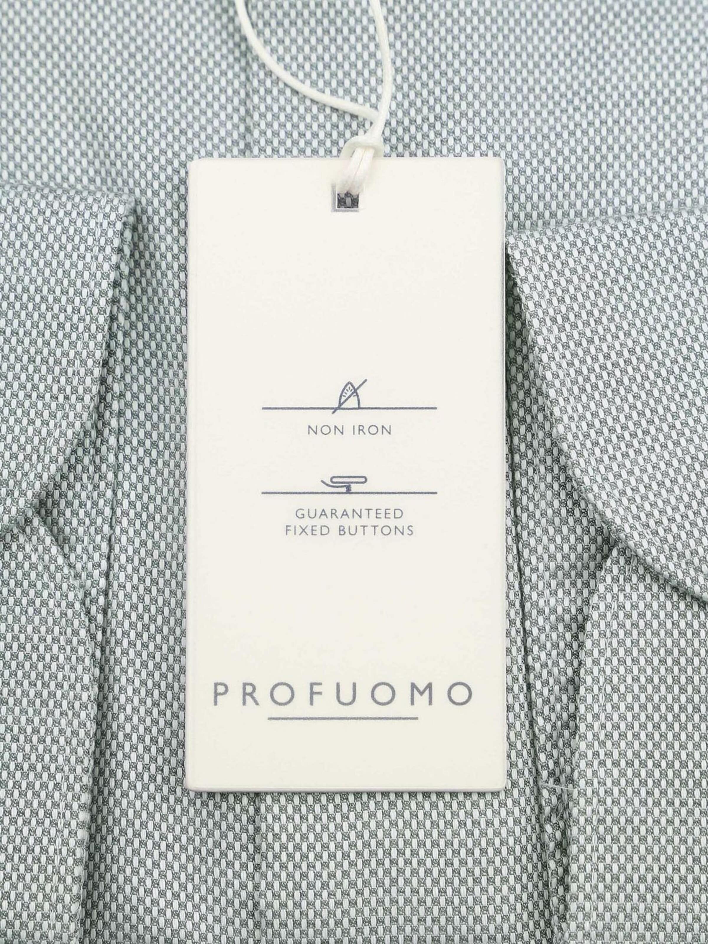 Profuomo Slim fit Button Up Shirt in Green