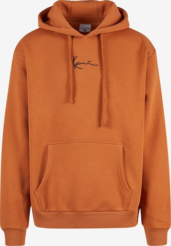 Sweat-shirt Karl Kani en marron : devant