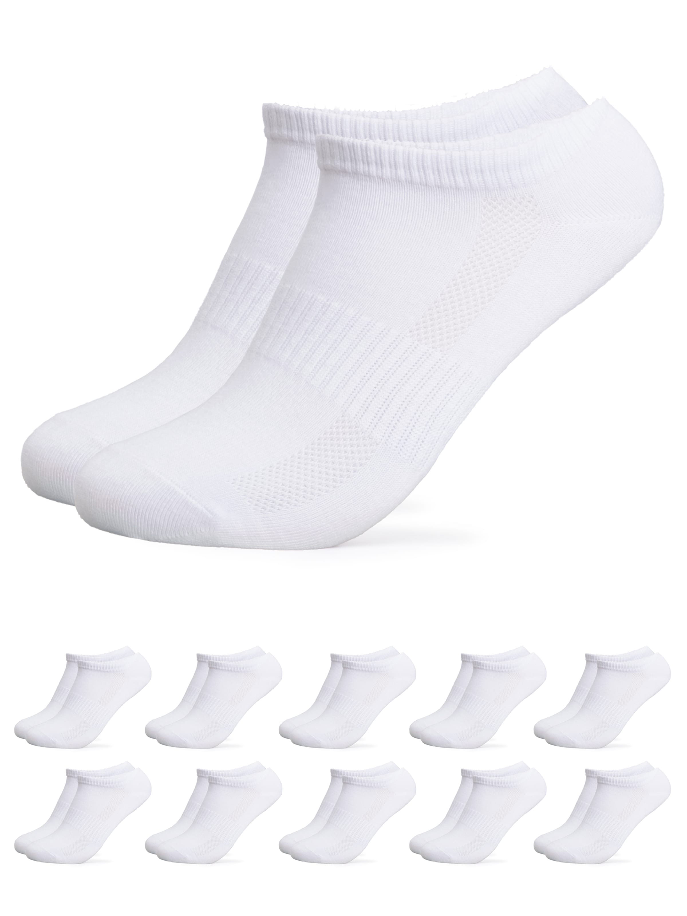 Calzino invisibile 'Sunny' di Occulto in bianco: frontale