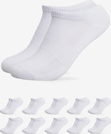 Occulto Ankle socks 'Sunny' in White: front