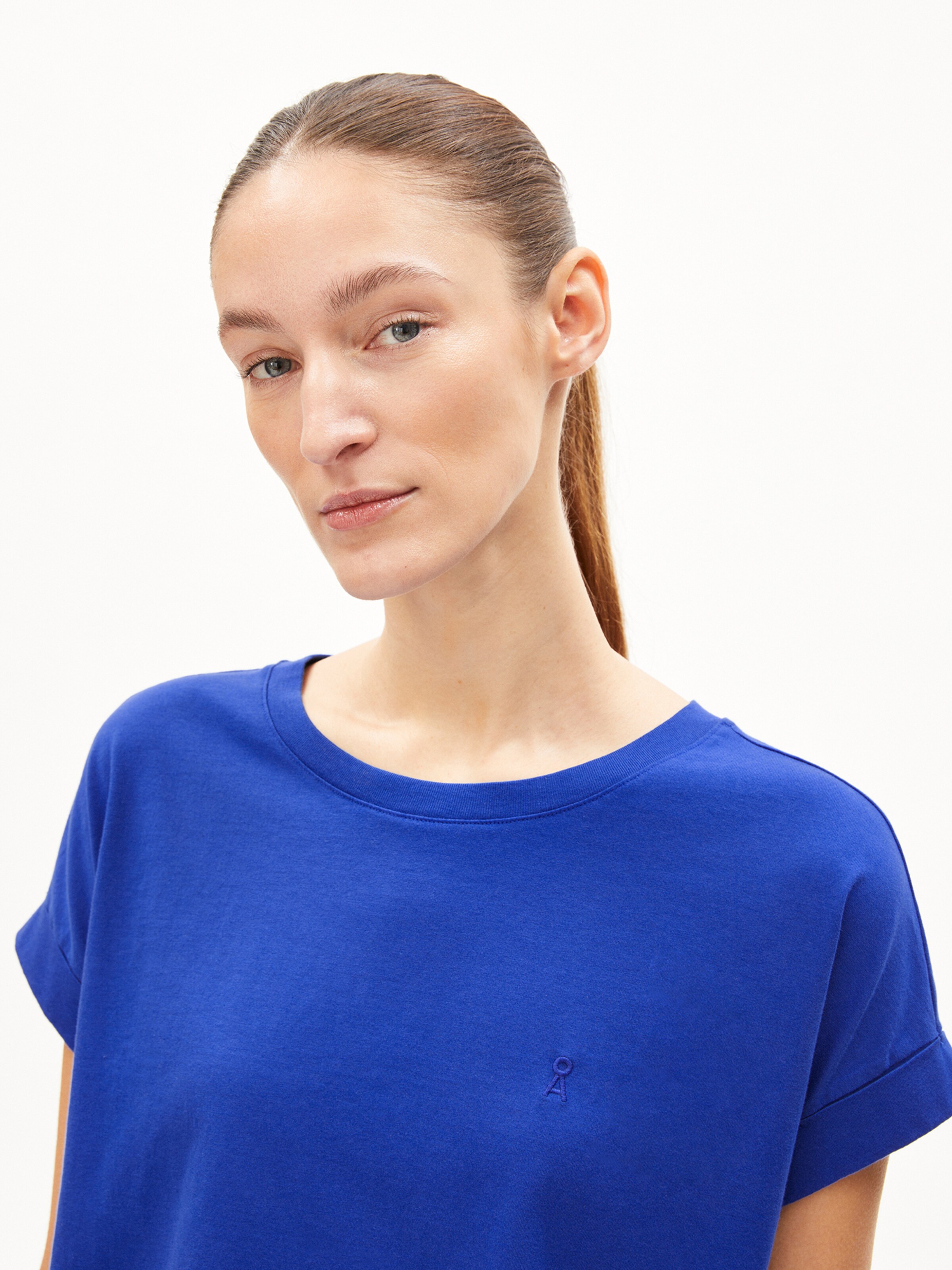 ARMEDANGELS T-Shirt IDAARA in Blau: Vorderseite