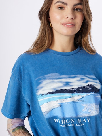 Nasty Gal - Camiseta en azul