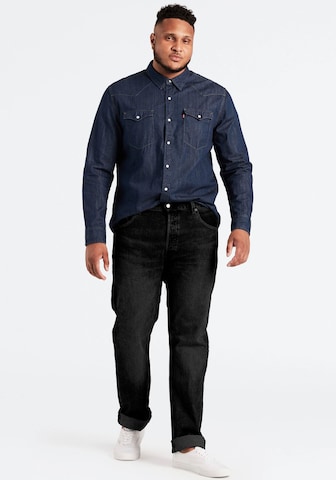 Levi's® Plus Конический (Tapered) Джинсы '502 Taper B&T' в Черный: спереди