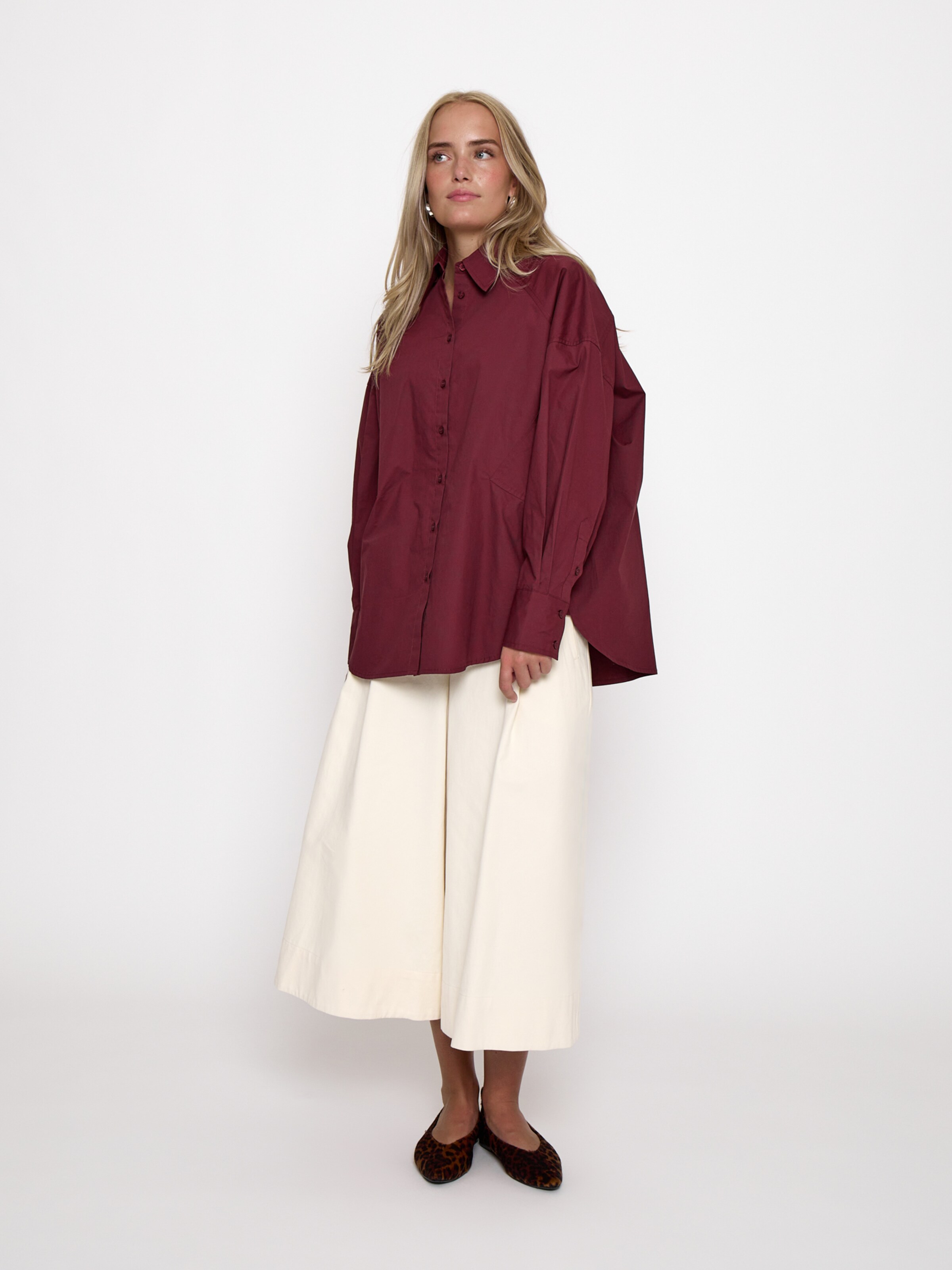 minus - Camisa 'Jessa' em vermelho