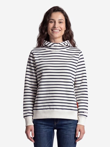salzhaut Sweatshirt 'Sutsche' in Blauw: voorkant