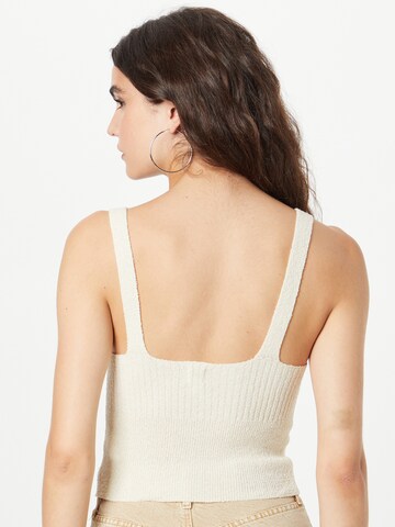 BDG Urban Outfitters Top z dzianiny w kolorze beżowy