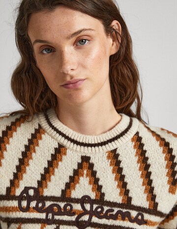 Pepe Jeans Sweater 'DEANNA' in Beige