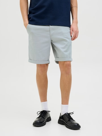 Regular Pantalon chino JACK & JONES en gris : devant