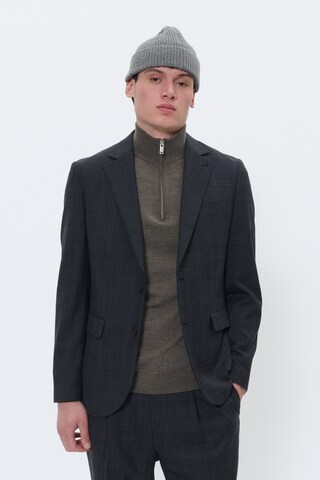 Coupe regular Veste de costume 'MAgeorge' Matinique en marron : devant