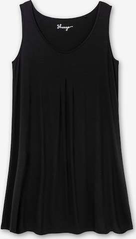 SHEEGO - Vestido de praia em preto: frente