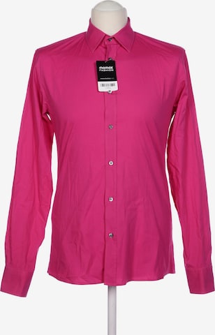 HUGO Button Up Shirt in S in Pink: front
