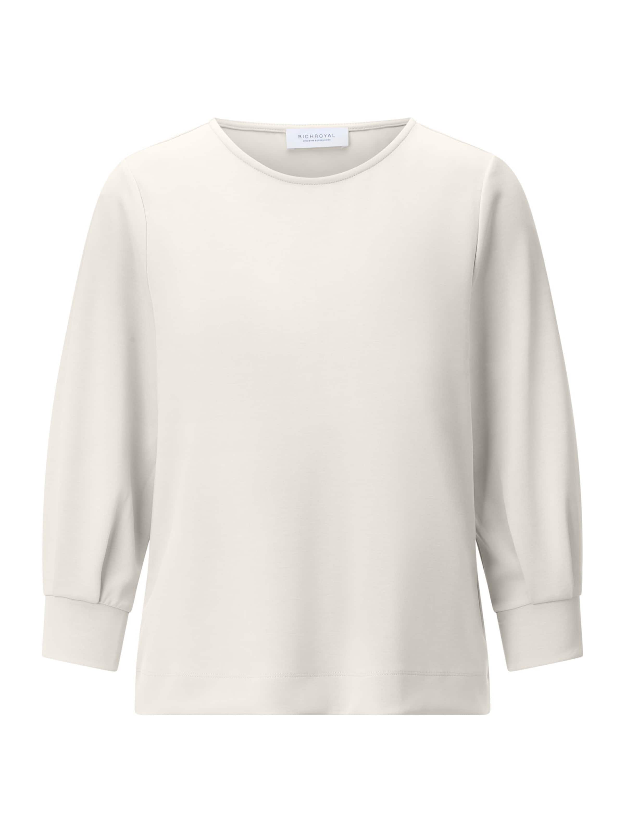 Rich & Royal - Sudadera en blanco: frente