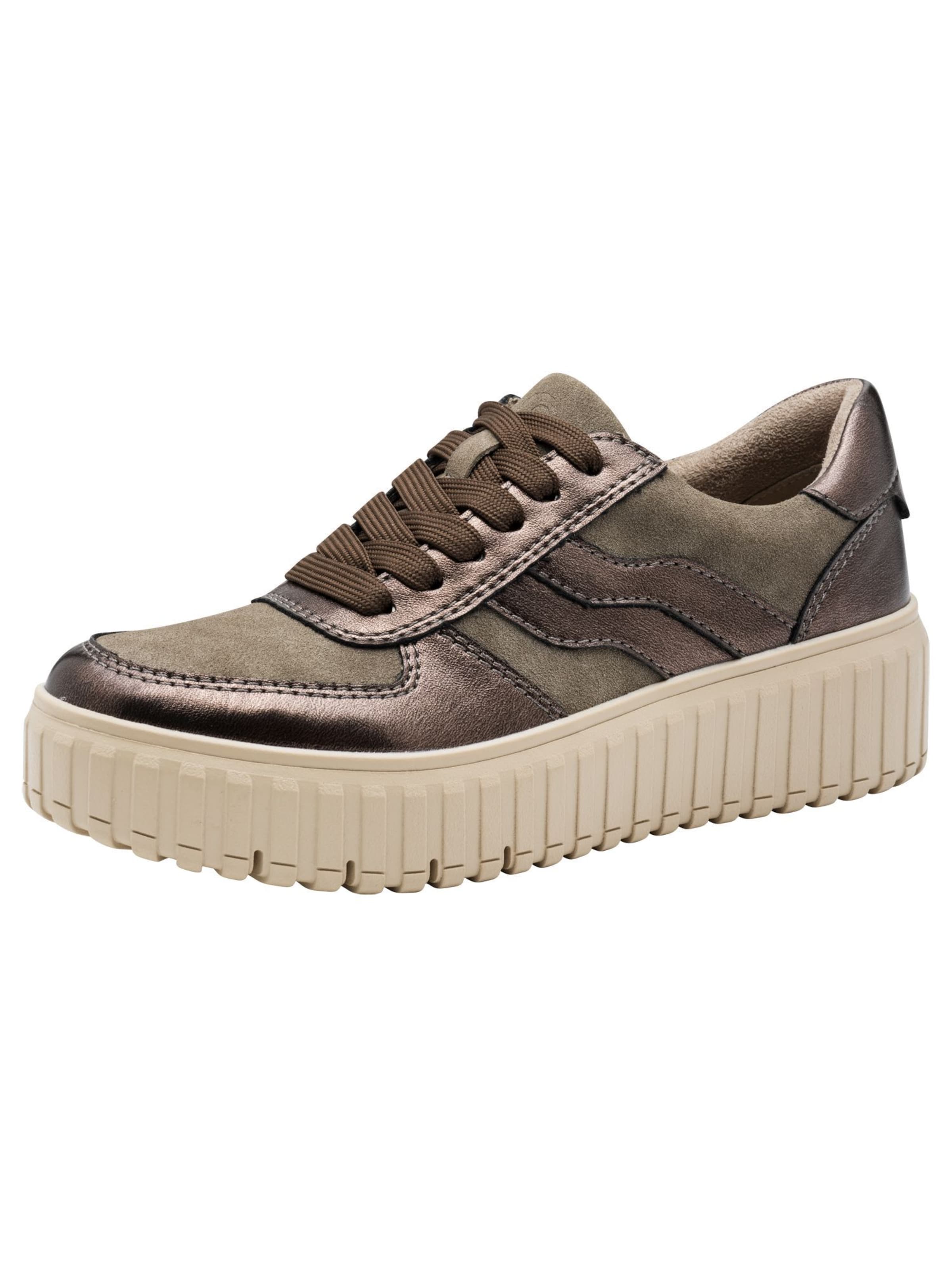 JANA Sneaker in Beige: Vorderseite