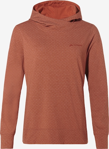 VAUDE Sportief sweatshirt 'Tuenno' in Rood: voorkant