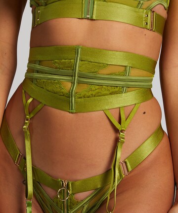 Hunkemöller Garter Belt 'Sable' in Green