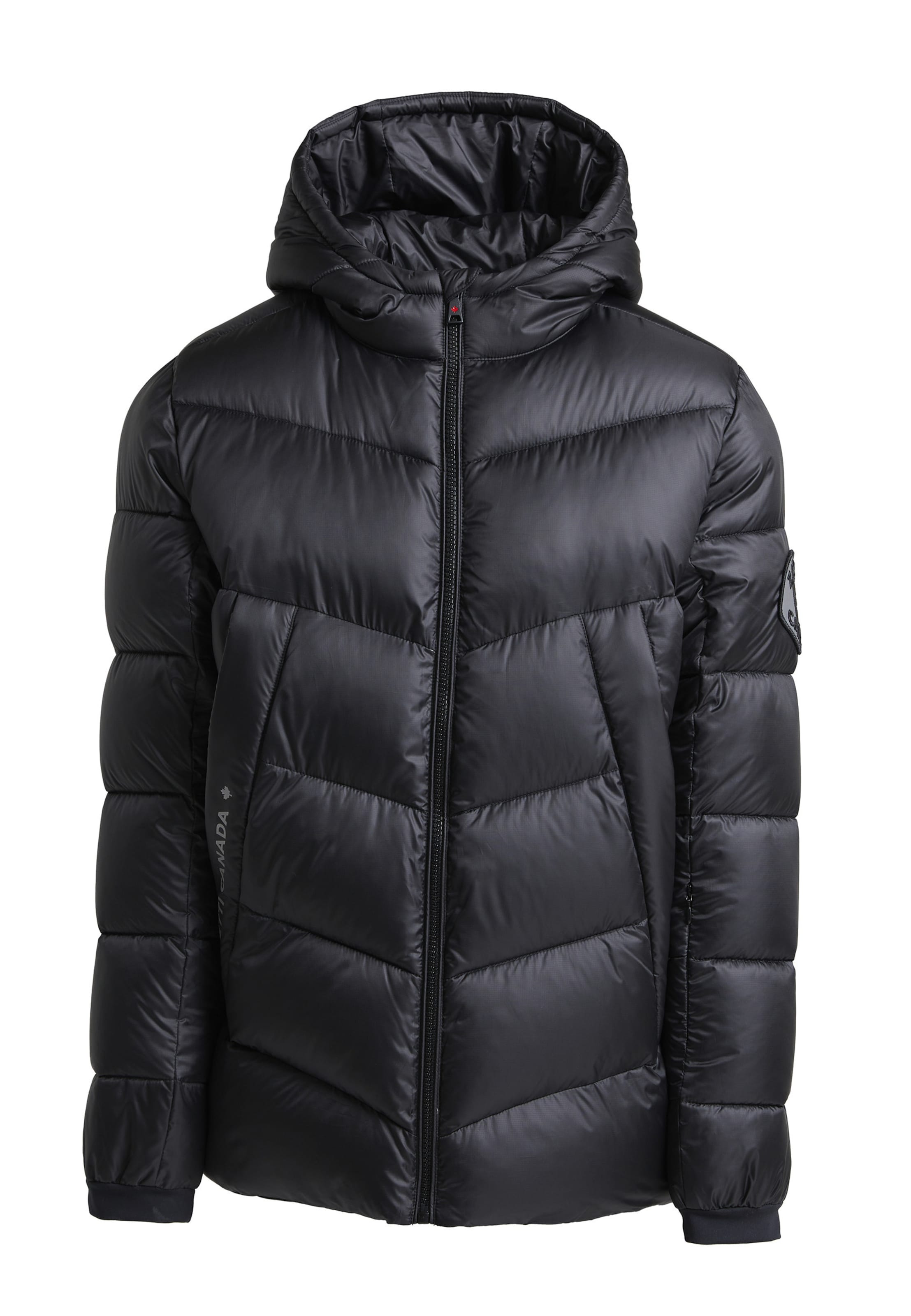 Veste d’hiver 'Merciato' Zavetti Canada en noir : devant