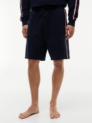 TOMMY HILFIGER Pyjamahose in Blau: Vorderseite