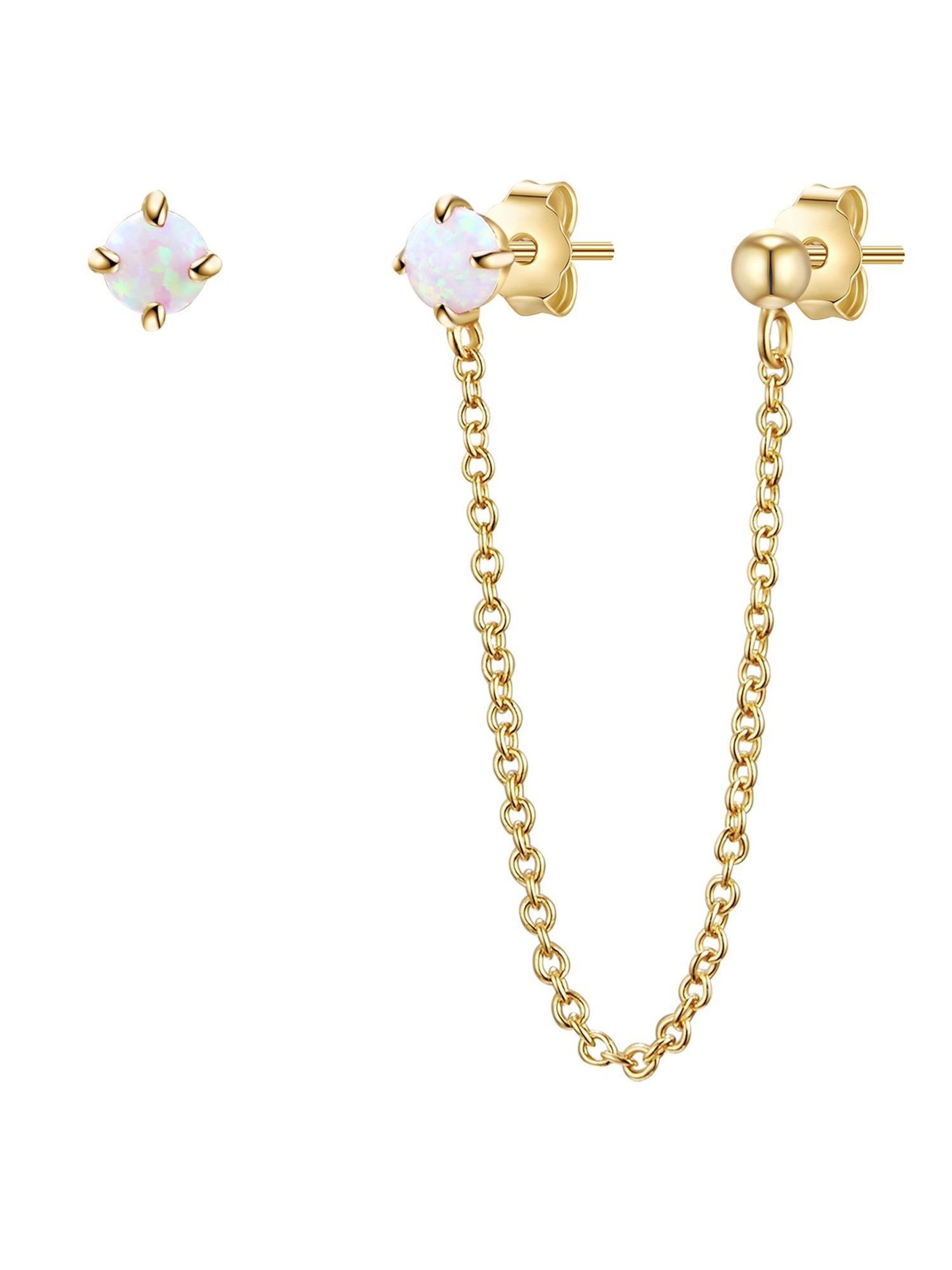 Glanzstücke München Oorbellen in Goud: voorkant