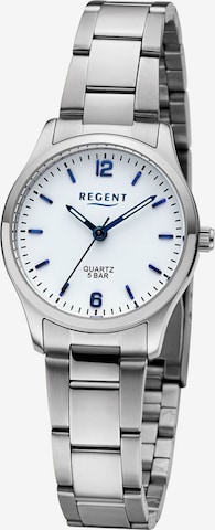 REGENT Uhr in Silber: Vorderseite