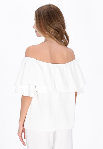 DreiMaster Klassik - Blusa en blanco