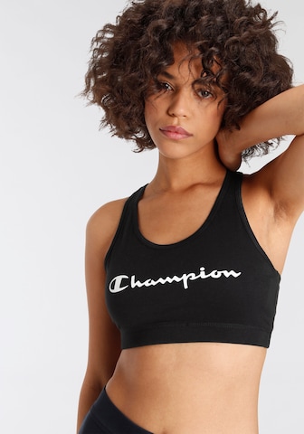 Champion Authentic Athletic Apparel Bralette Sports Bra in Black