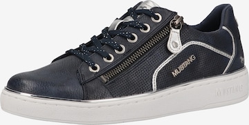 MUSTANG Sneakers laag in Blauw: voorkant