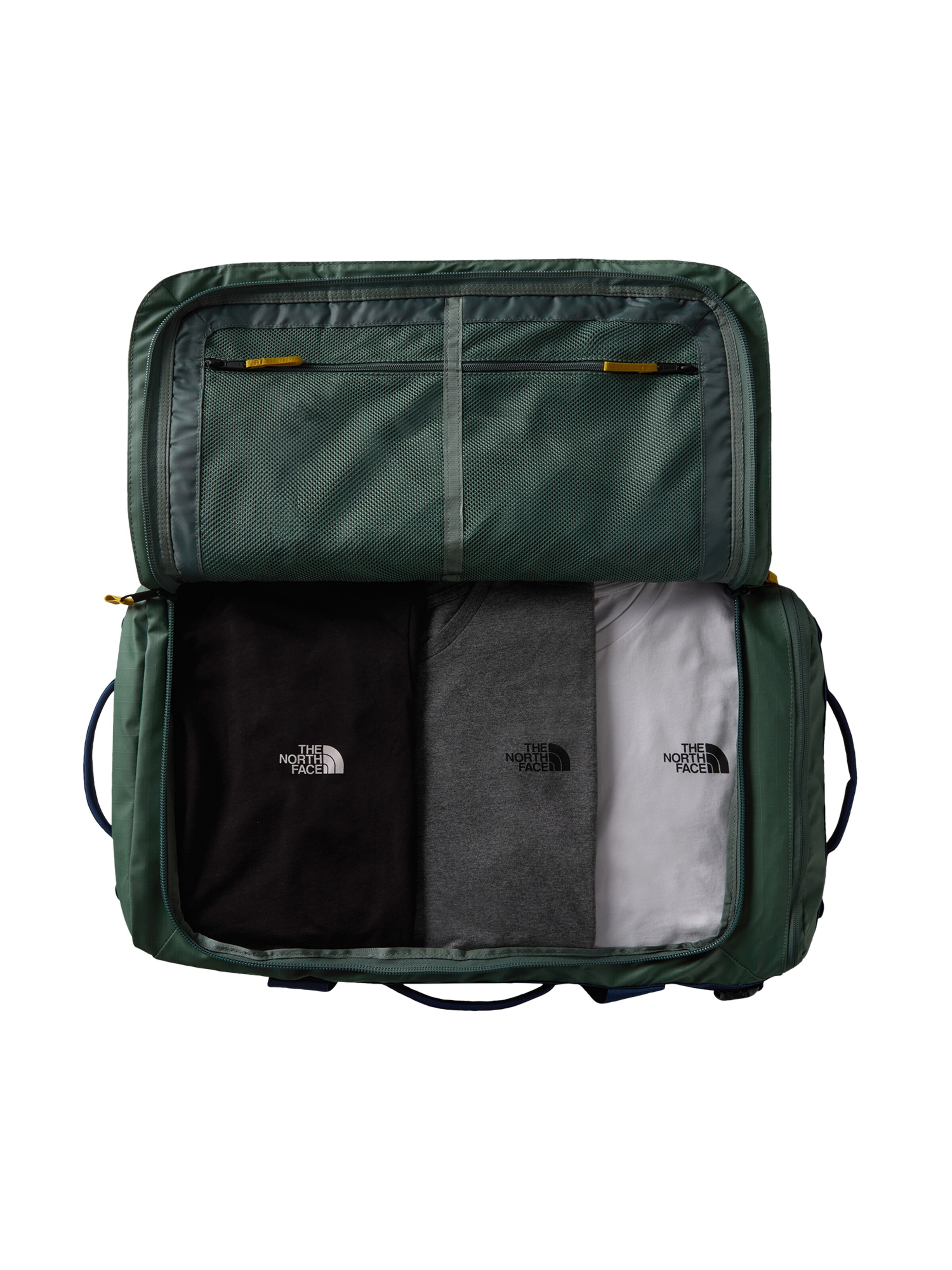 THE NORTH FACE - Bolsa de deporte 'BASE CAMP VOYAGER DUFFEL 62L' en verde