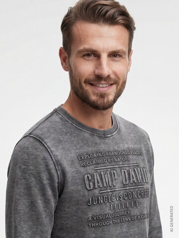 CAMP DAVID Sweatshirt in Black