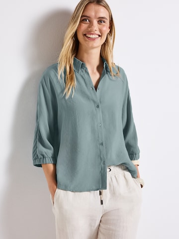 STREET ONE Blouse in Blue: front