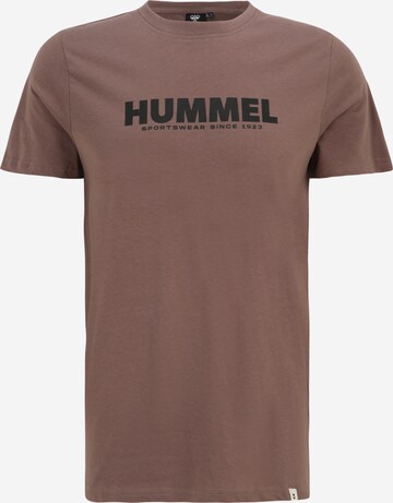 T-Shirt fonctionnel 'Legacy' Hummel en gris : devant