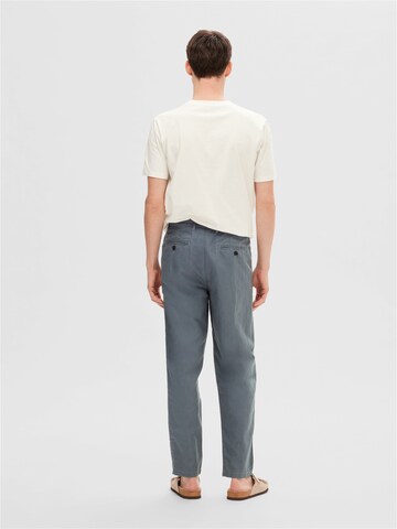 SELECTED HOMME Loosefit Chino nadrág - szürke