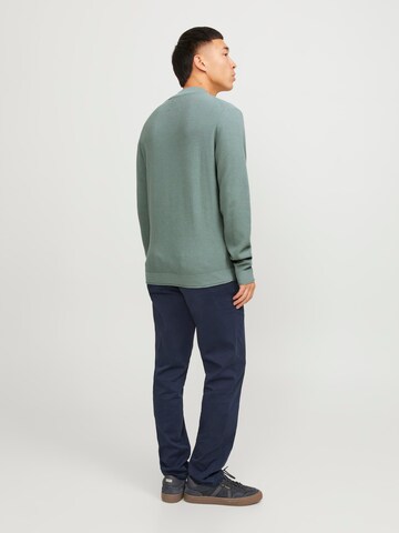 JACK & JONES Pulóver 'Thomas' - zöld