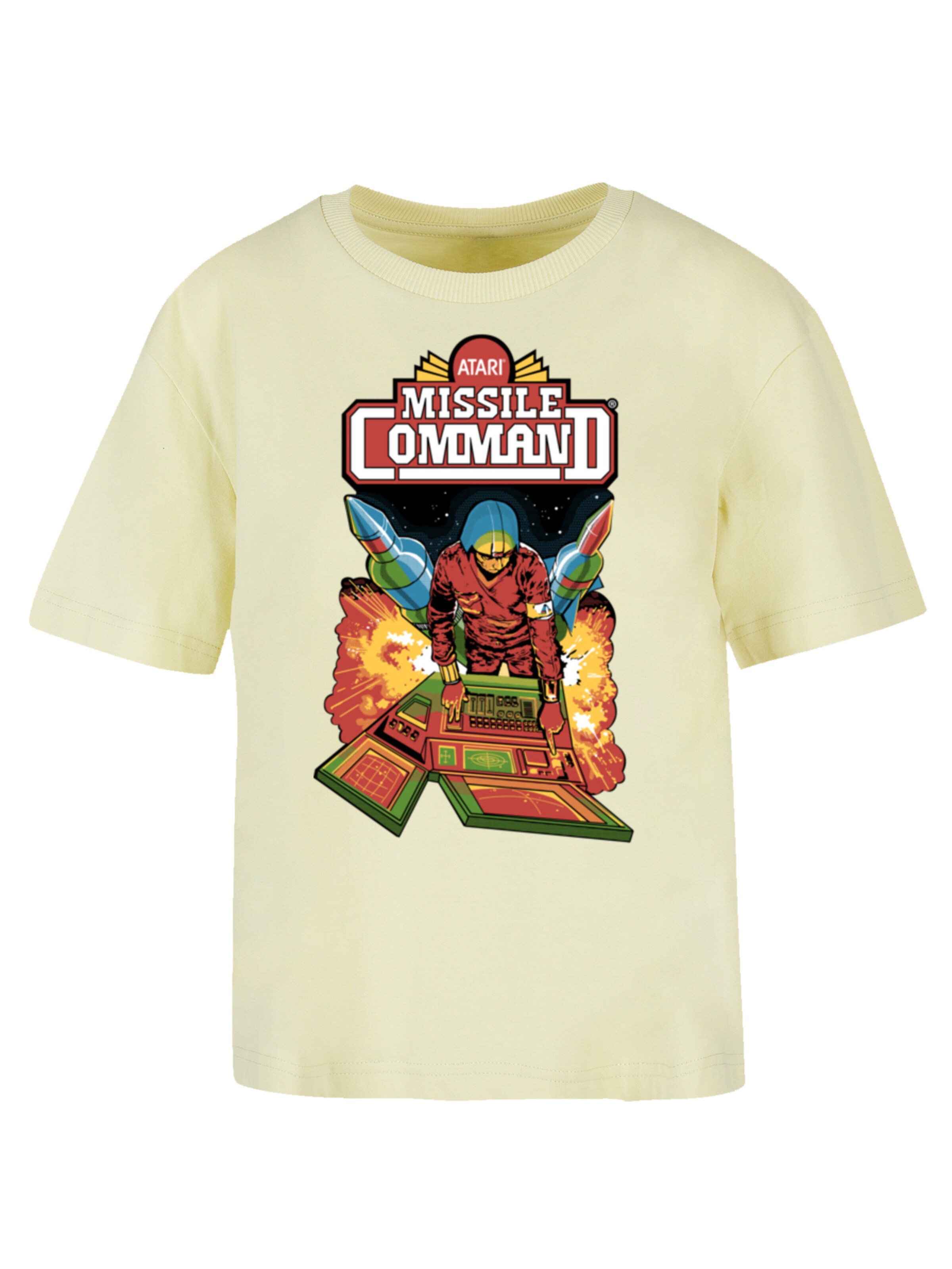 T-shirt 'Arcade Game Atari Retro' F4NT4STIC en jaune : devant