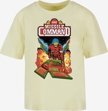 T-shirt 'Arcade Game Atari Retro' F4NT4STIC en jaune : devant