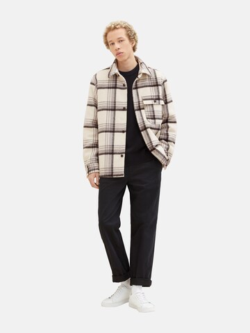 TOM TAILOR DENIM Between-season jacket in Beige