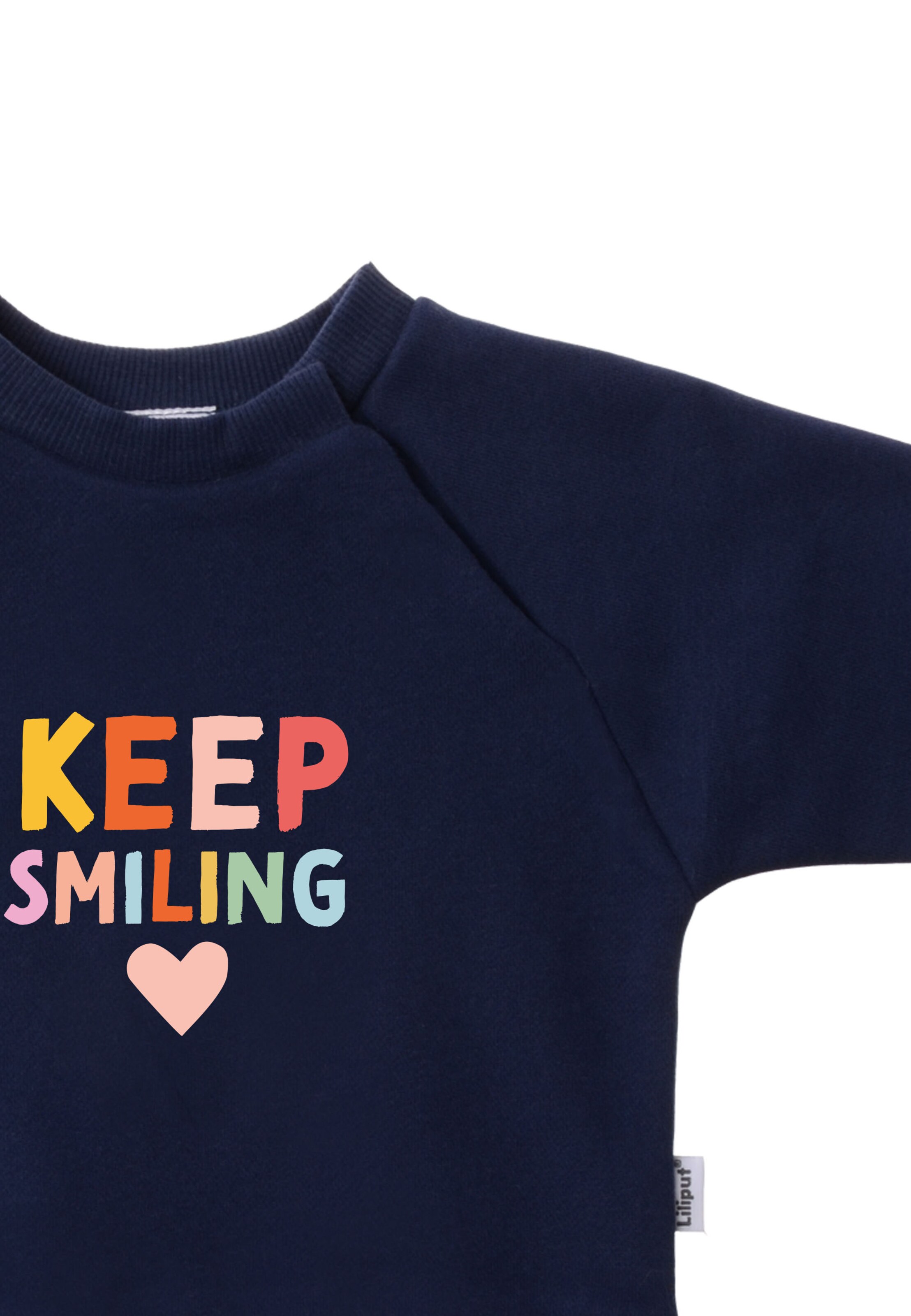 LILIPUT Sweatshirt 'Keep Smiling' in Blue
