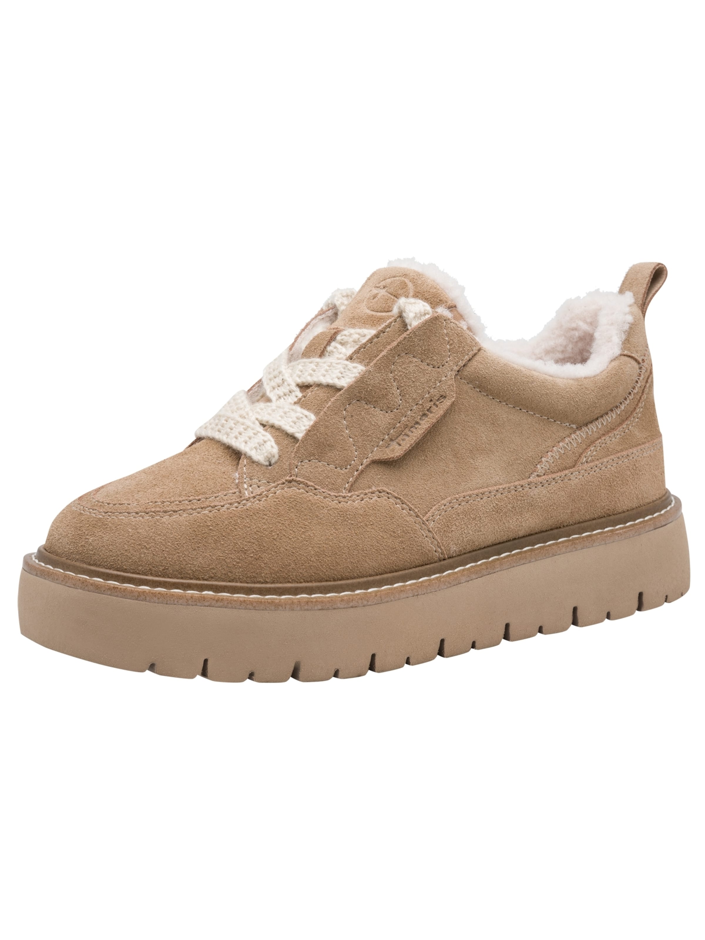 Tamaris Sneakers laag in Bruin: voorkant