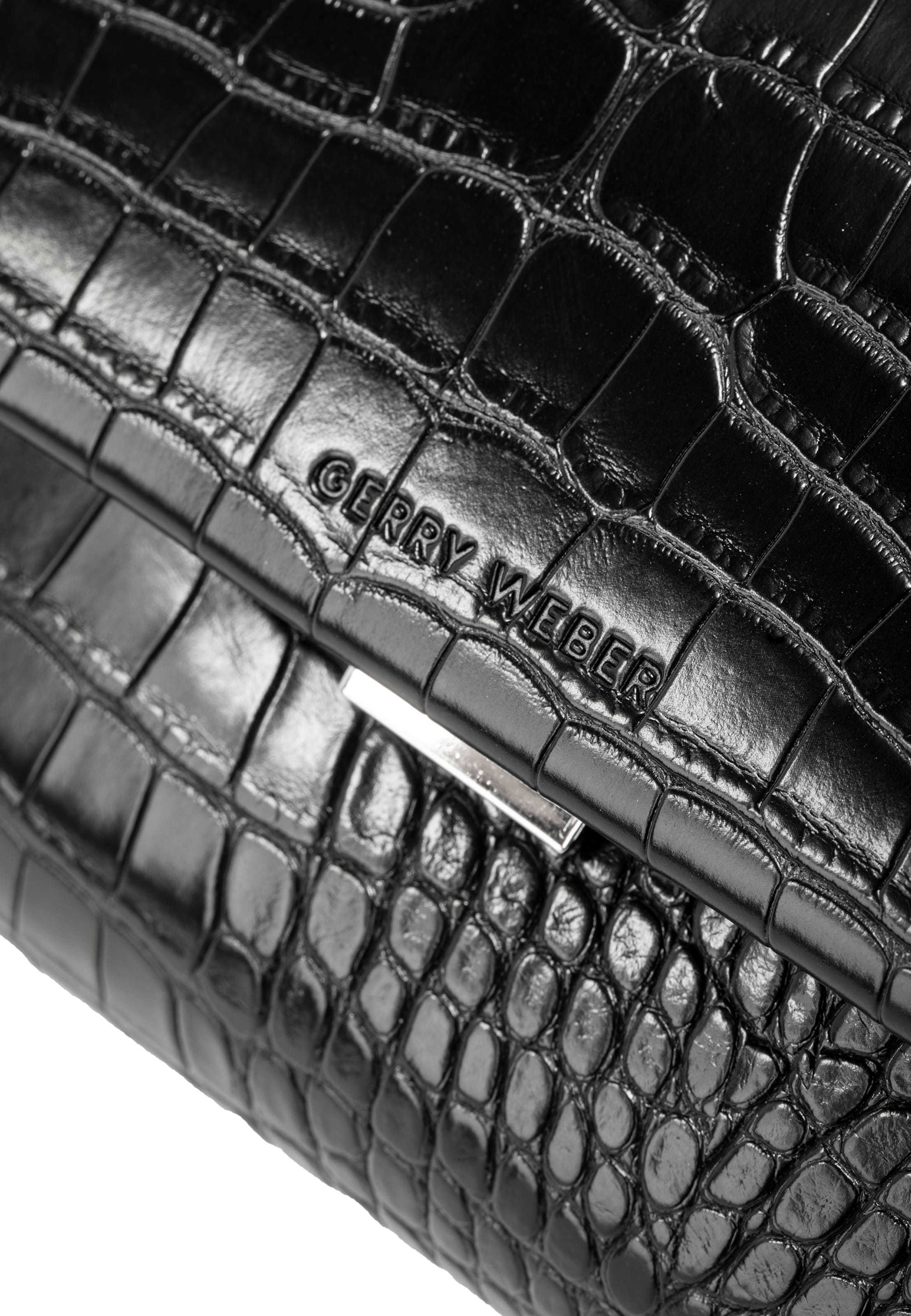 Sac bandoulière 'Festive Croco ' GERRY WEBER en noir