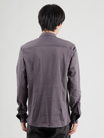 Only & Sons - Ajuste estrecho Camisa 'ONSROBIN' en gris