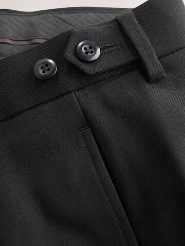 Next Regular Pleat-front trousers in Black