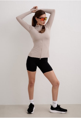 Jachetă de trening de la Aim'n pe maro