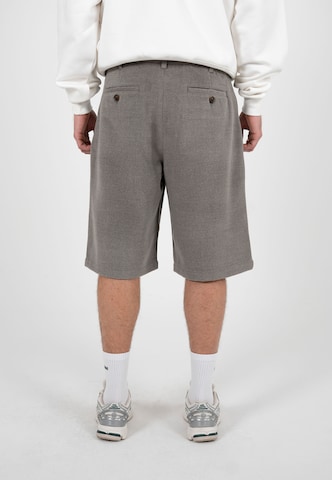 Prohibited Loosefit Bandplooibroek 'Podium' in Grijs