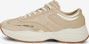 TOMMY HILFIGER Platform trainers in Beige: front