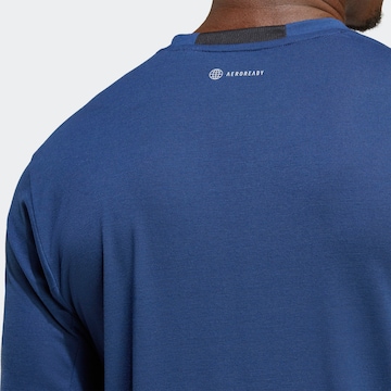 ADIDAS SPORTSWEAR - Camisa funcionais 'Designed for Training' em azul