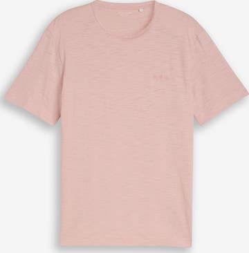 T-Shirt TOM TAILOR en rose : devant