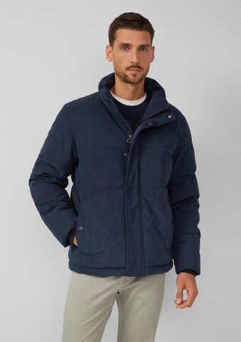 s.Oliver Winterjas in Blauw: voorkant